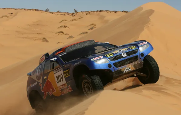 Volkswagen, Touareg Race, преодоление бархана