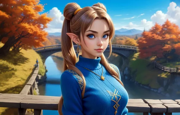 Картинка girls, elf, fiction