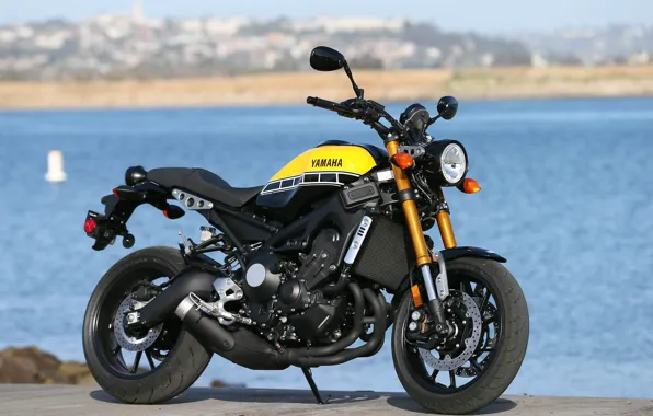 Фон, мотоцикл, Yamaha, moto, Yamaha XSR900, городской мотоцикл