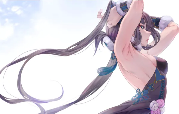Kawaii, girl, sexy, anime, babe, cute, back, small