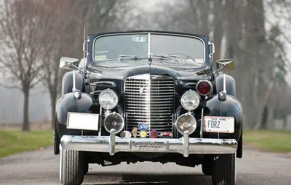 Cadillac, Лимузин, 1938, ретро автомобили, Limousine, retro cars, Cadillac V16 Series 90 Presidential Convertible, Cadillac …