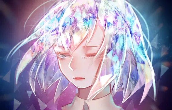 Девушка, блеск, Houseki no Kuni, Страна Самоцветов, самоцвет