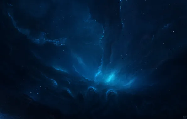 Звезды, Космос, Туманность, Fantasy, Арт, Stars, Space, Art