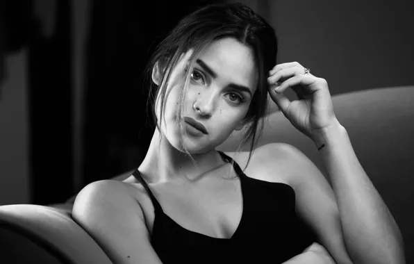 Взгляд, поза, актриса, брюнетка, hair, Adria Arjona, Адриа Архона
