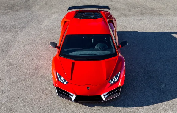 Lamborghini, суперкар, вид спереди, Novitec, Torado, Huracan, 2016, LP 580-2