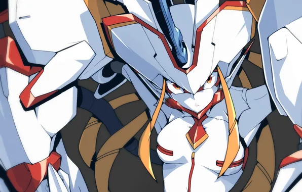 Взгляд, злость, Strelitzia, Darling In The Frankxx, Милый во Франксе, франкс, Стрелиция