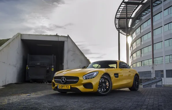 Картинка Mercedes-Benz, AMG, yellow