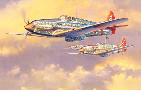 Япония, истребитель, Kawasaki Ki-61, Koike Shigeo, lJA
