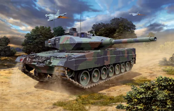 Картинка bundeswehr, Leopard 2A6/A6M, German Main Battele Tank