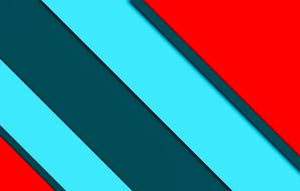 Линии, красный, голубой, геометрия, design, color, material