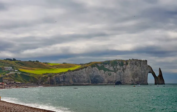 Europa, Normandie, Frankreich, tretat