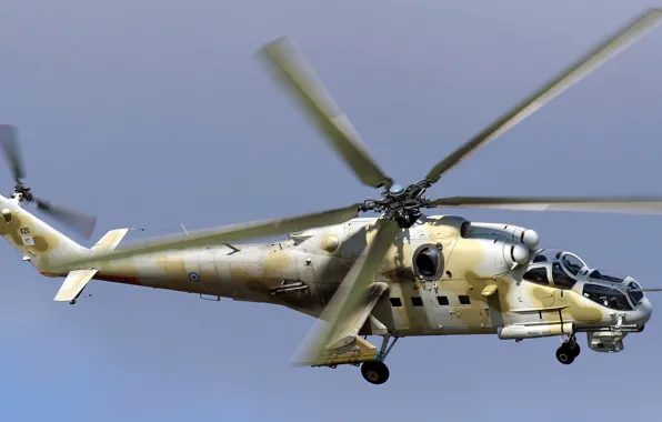Картинка Ми-35П, российский ударный вертолёт, Военно-воздушные силы Республики Кипр, ОКБ М. Л. Миля., Экспортный вариант Ми-24П