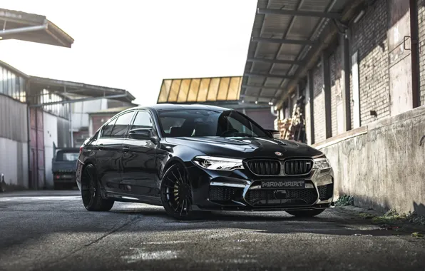 BMW, Front, Black, M5 F90, BMW M5 F90, Warehouses, MH5, Manhart MH5