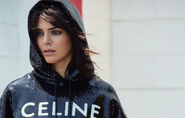 Взгляд, девушка, лицо, модель, Elle, Kendall Jenner