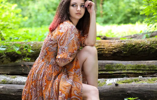Лес, взгляд, природа, ноги, модель, портрет, md: Елена Агафонова, ph: Зарина Багаева