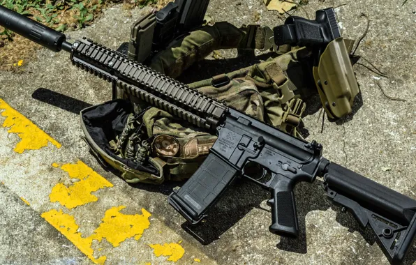 Пистолет, винтовка, разгрузка, магазины, жилет, 5.56 мм, rifleworks, Special Operations Peculiar MODification