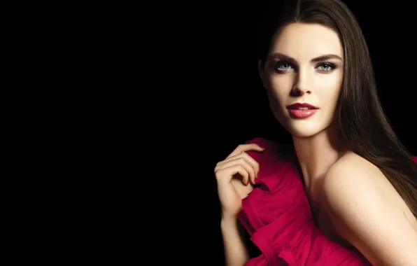 Взгляд, поза, модель, макияж, Hilary Rhoda, Хилари Рода