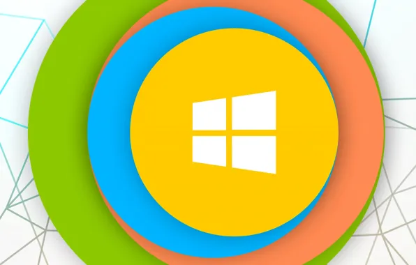 Картинка компьютер, логотип, эмблема, windows, гаджет, операционная система