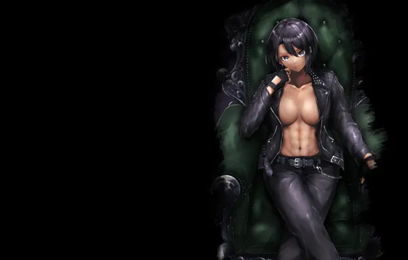 Girl, hot, sexy, anime, pretty, babe, fitness, tan