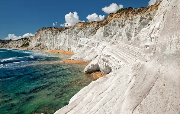 Море, природа, скалы, берег