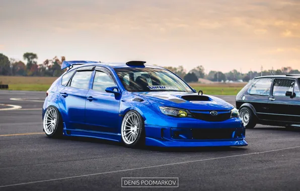 Turbo, wheels, subaru, japan, blue, wrx, impreza, jdm