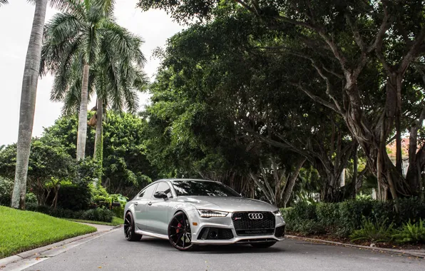 Audi, Custom, CVT, Vossen, Wheels, RS7, Painted