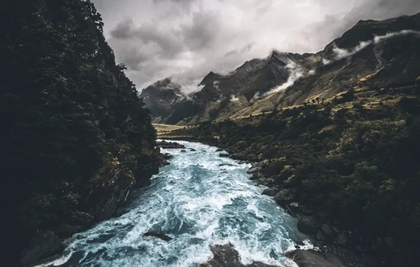 River, New Zealand, photographer, Wanaka, Michiel Pieters, Rob Roy's glacier