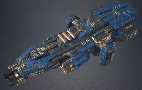 Корабль, аппарат, Fractured Space, Last Stand, AI Beam Frigate