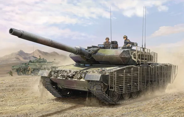 Картинка Канада, танк, основной боевой танк, Vincent Wai, ОБТ, MBT, Leopard 2A6M CAN