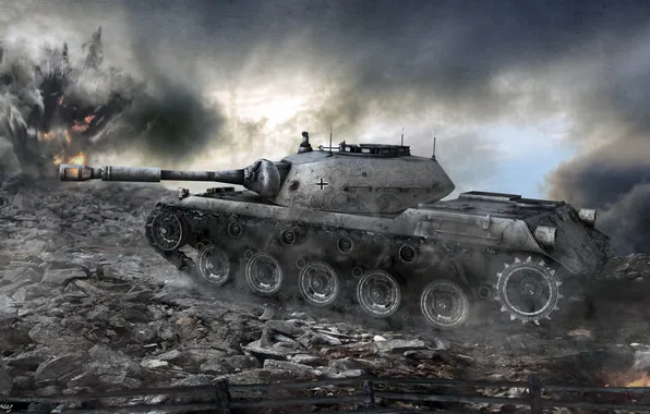 Картинка Леопард, Германия, танк, танки, Germany, WoT, Мир танков, tank