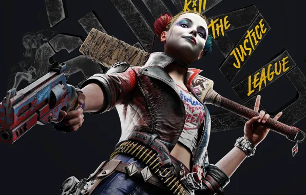 Картинка Игра, Харли Квинн, Game, Harley Quinn, Компьютерная игра, 2022, Отряд самоубийц: Конец Лиги справедливости, Suicide …