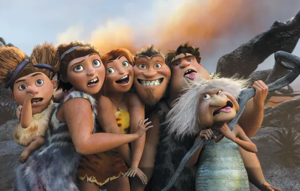 Dress, animated film, The Croods, animated movie, family, caveman, The Croods 2