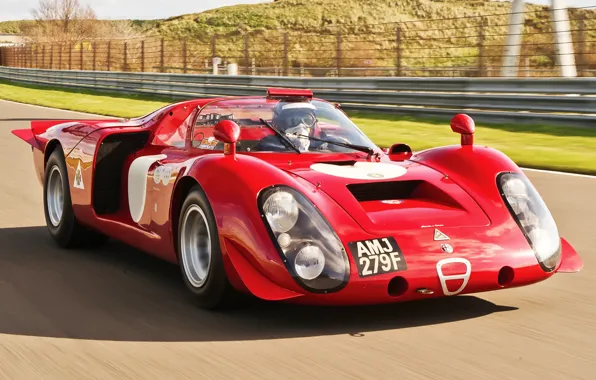 Alfa Romeo, Red, Race, Alfa, Romeo, Track, Daytona, Rosso