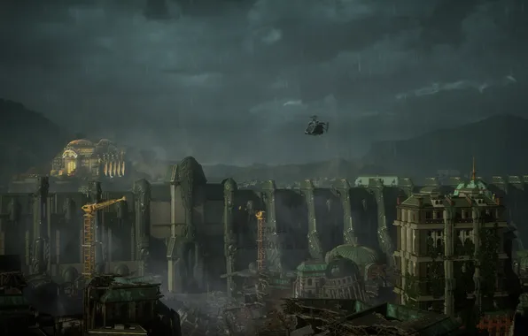 Ландшафт, архИтЕктура, Gears of War 5