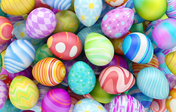 Картинка Пасха, spring, eggs, Happy Easter, Easter eggs
