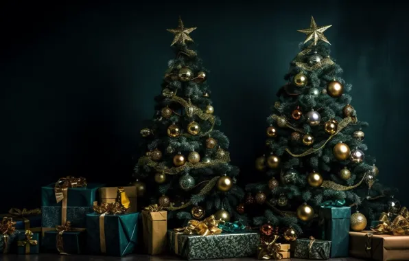 Картинка украшения, шары, елка, Новый Год, Рождество, подарки, new year, happy