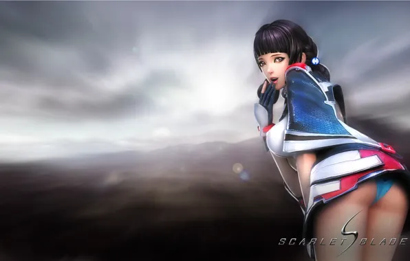Girl, MMORPG, scarletblade