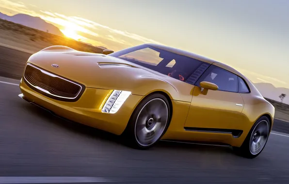 Concept, supercar, Kia, wheel, sports car, Stinger, automotive design, model car