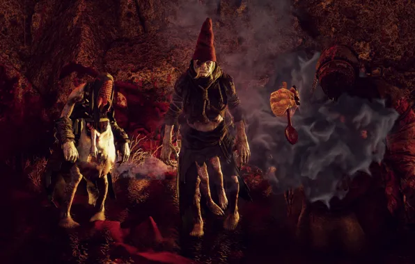 Ведьмак, The Witcher 3, Ведьмы из Велена, Кухарка, The Ladies of the Wood, Шептуха, Пряха