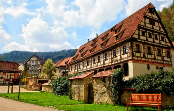 City, town, building