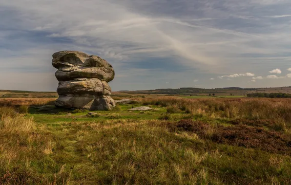 Картинка камни, Англия, Derbyshire, Peak District