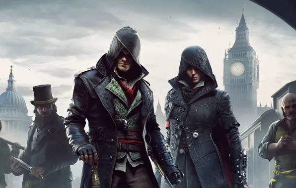 Game, Assassin, art, Assassin's Creed, убийцы, Assassin's Creed Syndicate