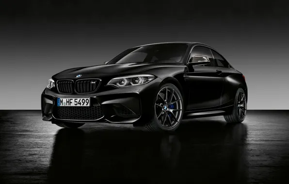 Картинка фон, бмв, BMW, Black, Coupe, F87