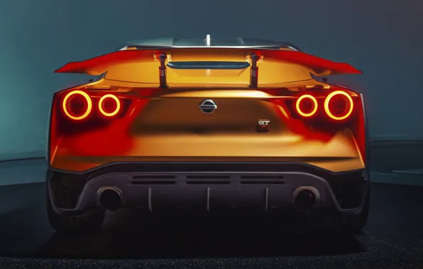 Concept, Nissan, вид сзади, 2018, ItalDesign, GT-R50