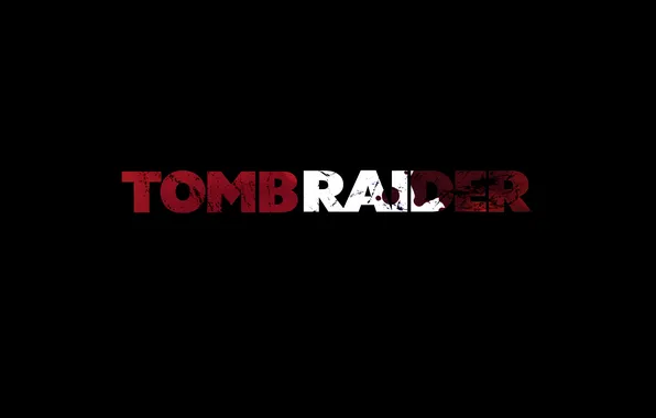 Картинка надпись, игра, черный фон, Lara Croft, Tomb raider