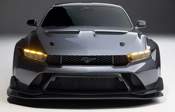 Обои купе, Mustang, Ford, вид спереди, спортивный автомобиль, GTD, 2023 ...