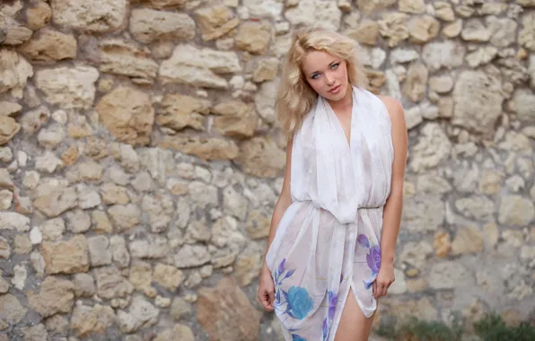 Model, Blonde, Alissa, Pose, Outside, Don't Cha Wish