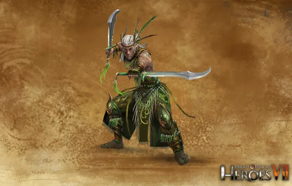 Эльф, Might &amp; Magic 7, Клинки, Герои меча и магии 7, Лесной союз, Мастер Клинков