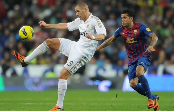 Barcelona, Real Madrid, El Classico, K.Benzema, D.Alves