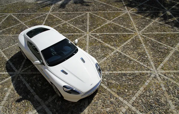 Картинка Aston Martin, астон мартин, white, cars, auto, обои авто, Aston Martin Virage